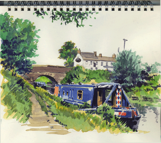 ‘Sketching on the Kennet & Avon Canal’